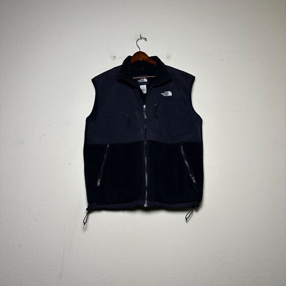 The North Face Vest Jacket Zip Sweater Men L Black Fleece Sleeveless Gorp Winter - Picture 1 of 11